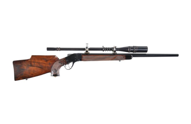 POTD: Upgraded Sharps Model 1878 Borchardt Single Shot Rifle