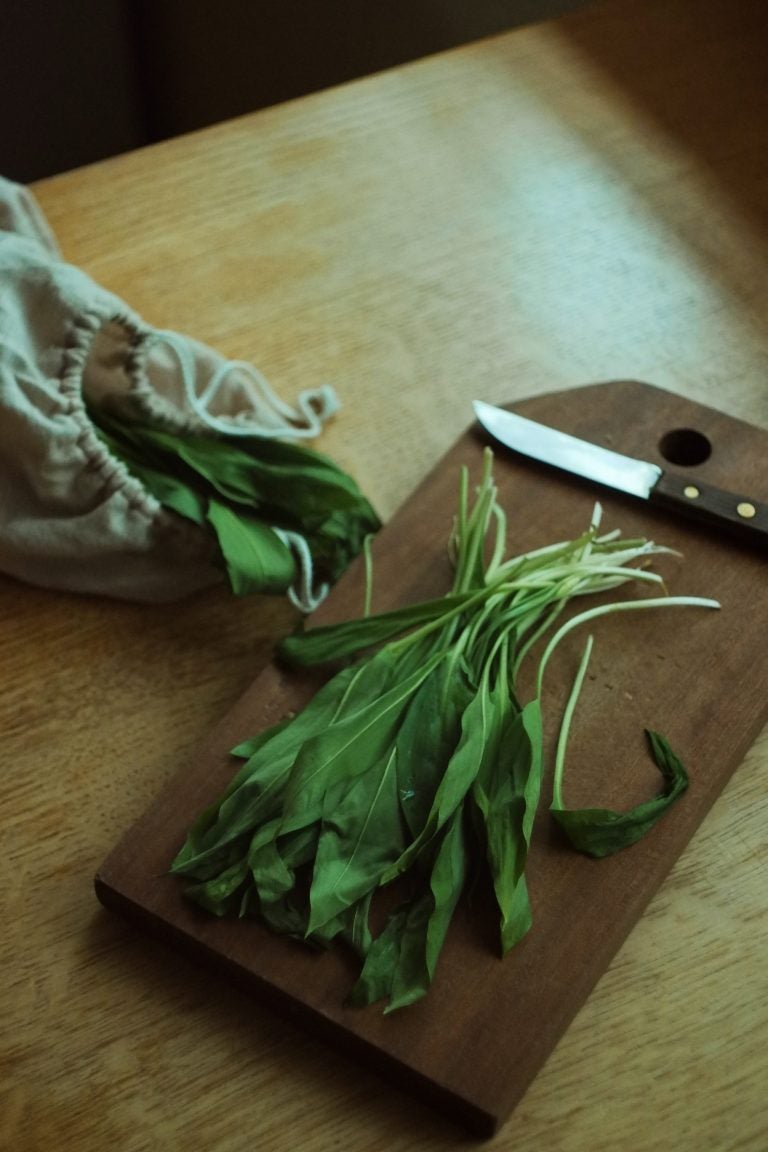 There are many delicious ways to prepare wild garlic and wild onions 