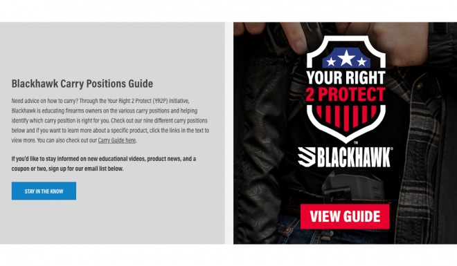 Tips for Concealed Carry: Blackhawk’s Carry Positions Guide