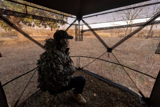 Rhino 180: The Hub Style See-Through Hunting Blind