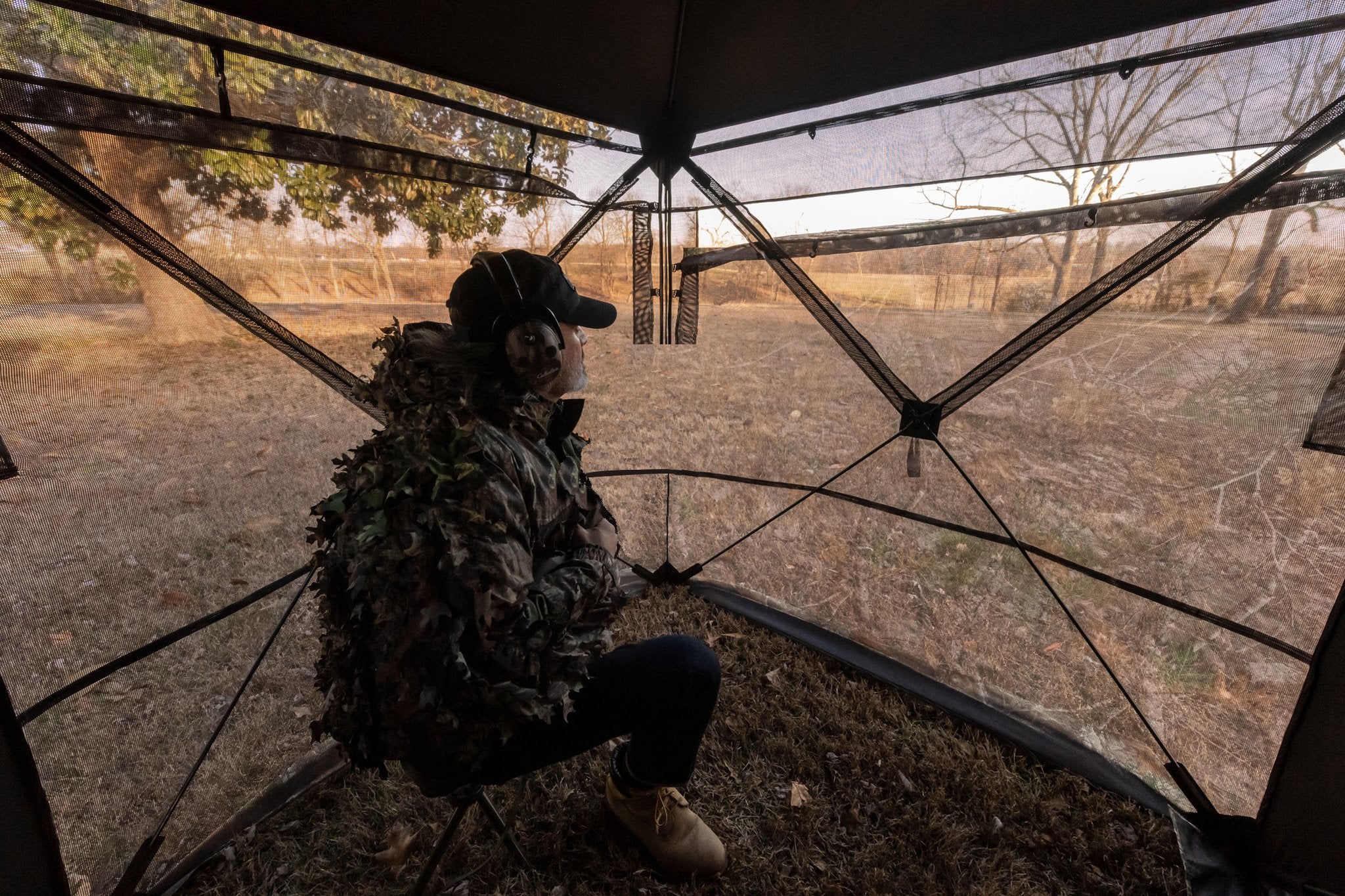 Rhino 180: The Hub Style See-Through Hunting Blind Rhino 180: The Hub Style See-Through Hunting Blind