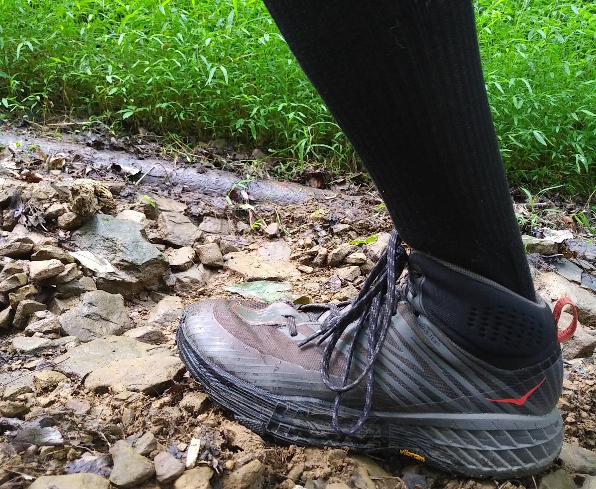 Hoka One One Speedgoat Mid Gore-Tex GTX 2 Review Shoe Hiking Trail Runner Backpacking Plush Comfort Support Fast Comfortable