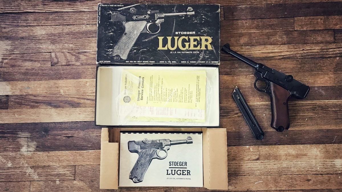 Long Rifle Pistol Illustrated Parts List Rare Copy Vintage Stoeger Luger 22 Ca 