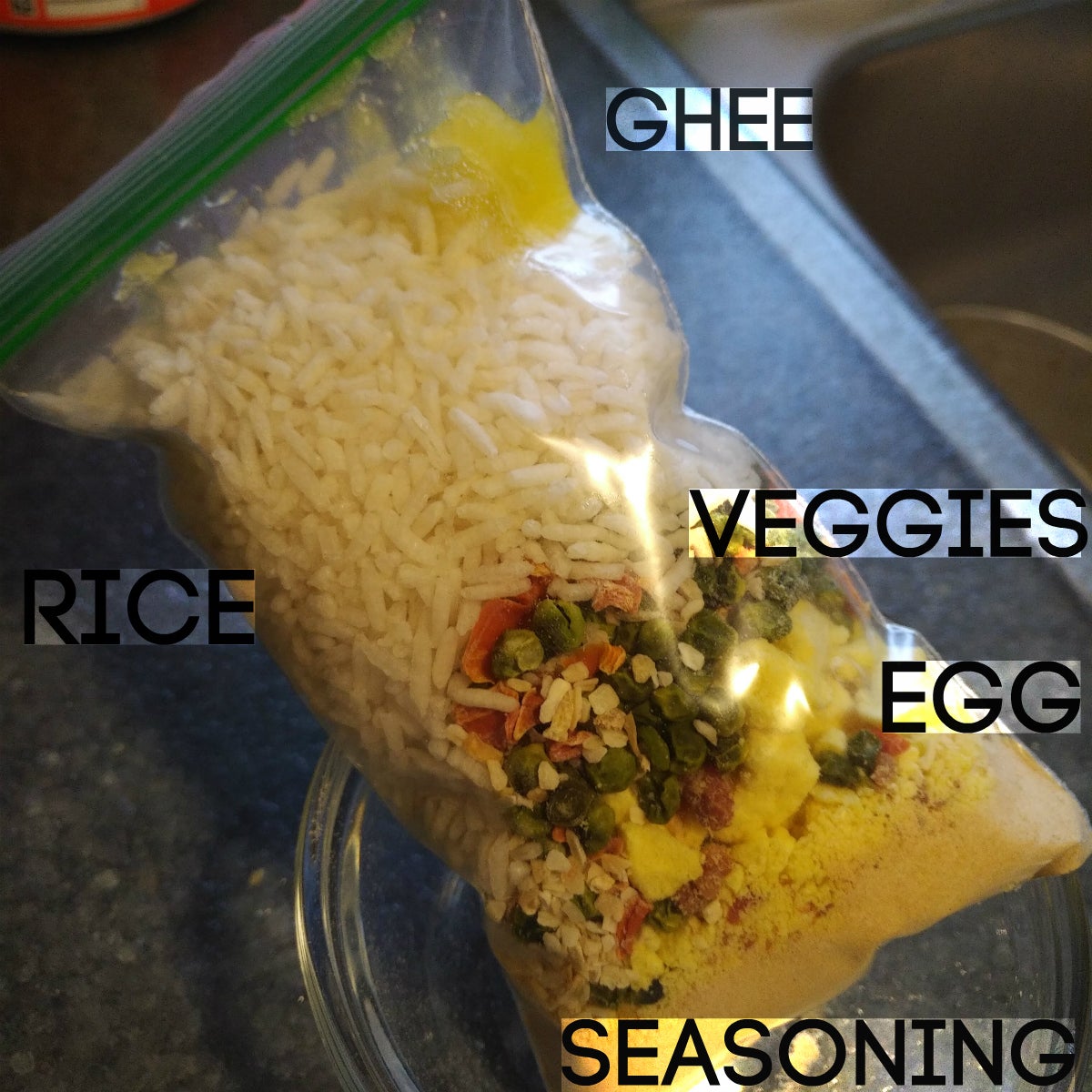 camping recipe path less traveled Trail Cuisine Fried Rice