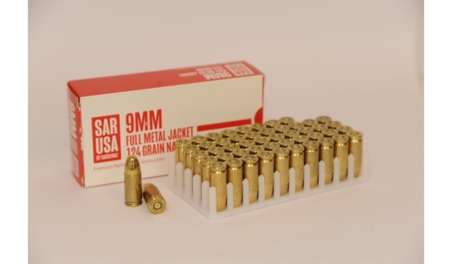SAR USA Offering New Brand of 9mm Luger Ammo to US Consumers