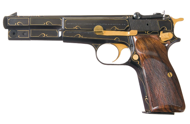 POTD: Browning Arms High Power Pistol with Match Barrel