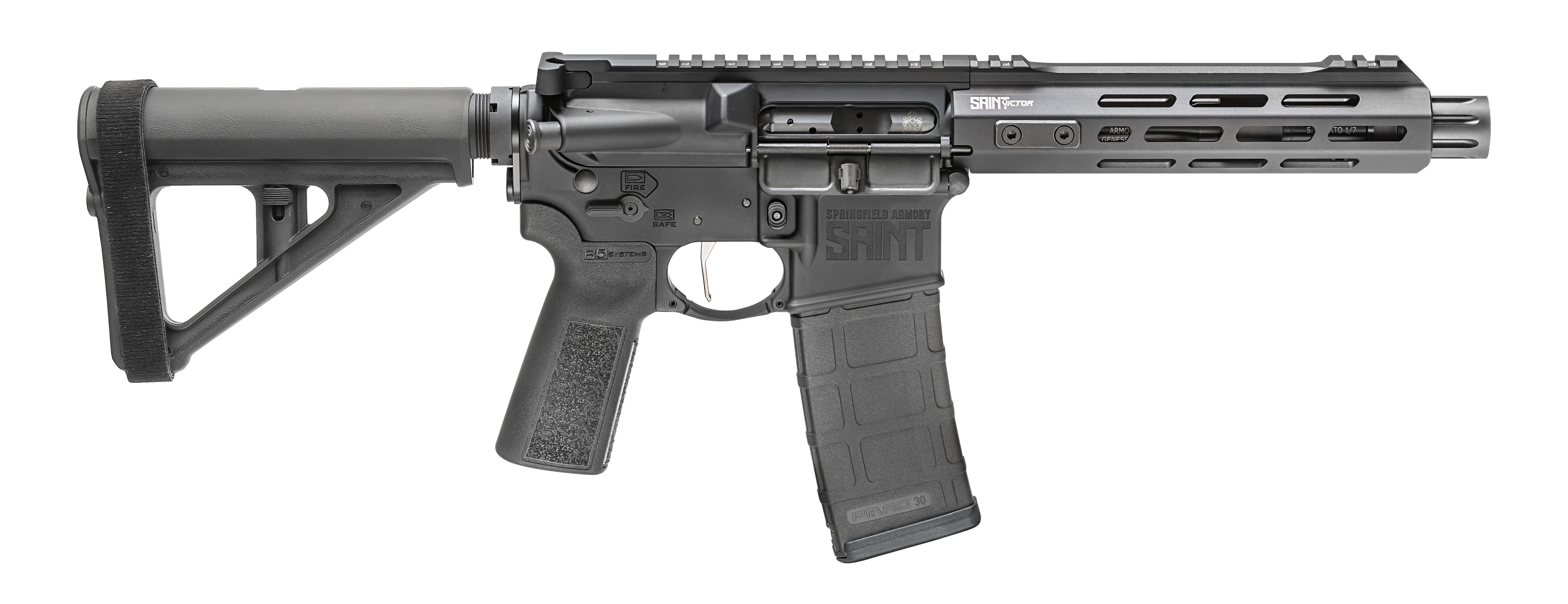 NEW SAINT Victor Pistol With Magpul BTR Pistol Brace from Springfield 