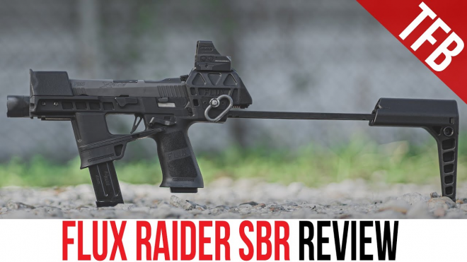 TFBTV Reviews the Flux Raider SBR (Short Barreled Rifle) on a SIG P320