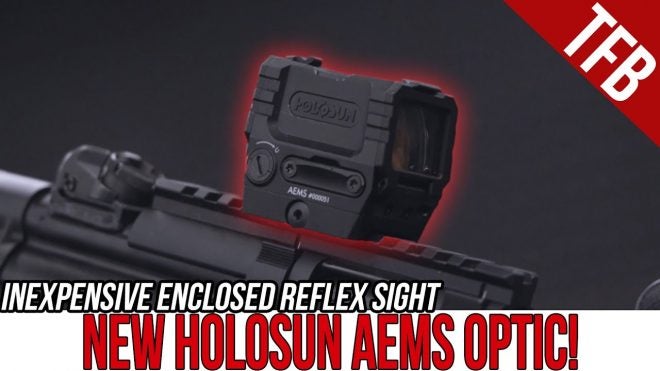 TFBTV – NEW Holosun AEMS Enclosed Red Dot Optic