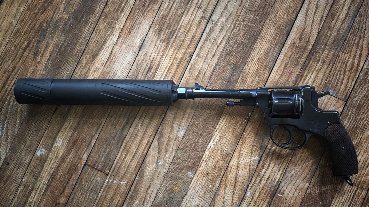 POTD: Suppressed Revolver Requirements – Suppressed Nagant Revolver POTD: Suppressed Revolver Requirements – Suppressed Nagant Revolver