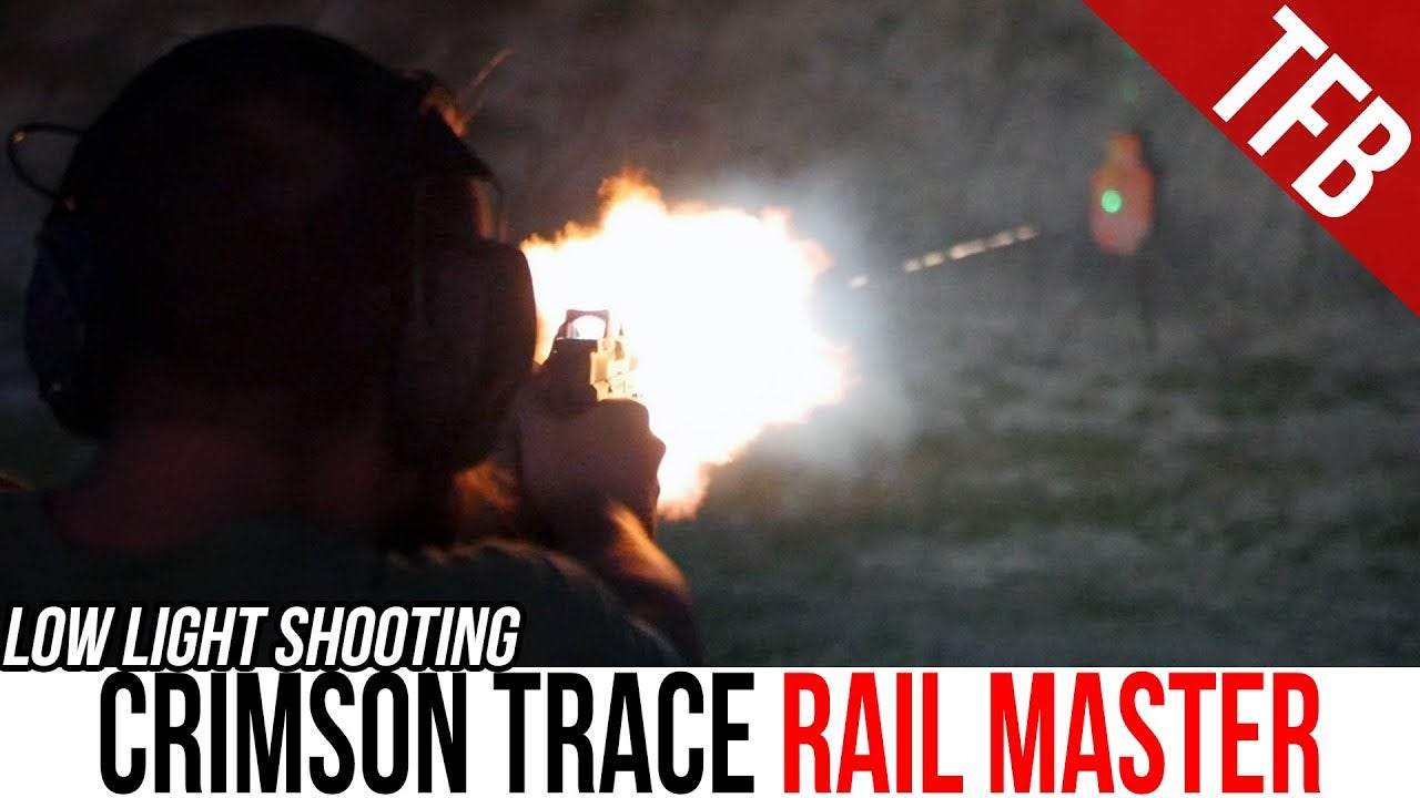 TFBTV – Low Light Shooting with the Crimson Trace Rail Master Pros TFBTV – Low Light Shooting with the Crimson Trace Rail Master Pros