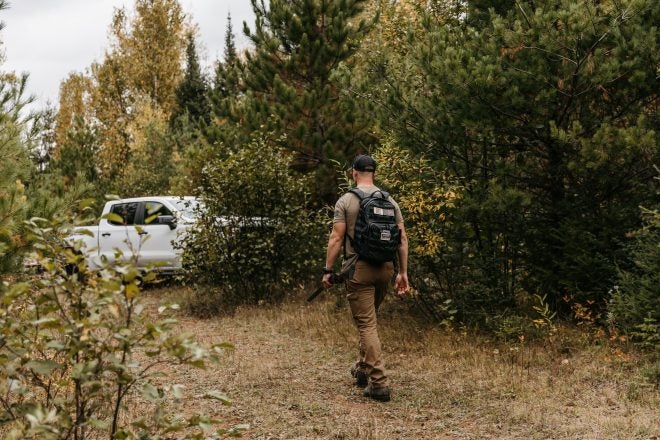 Boundary Waters Grouse Hunt in a Chevy Trail Boss Realtree