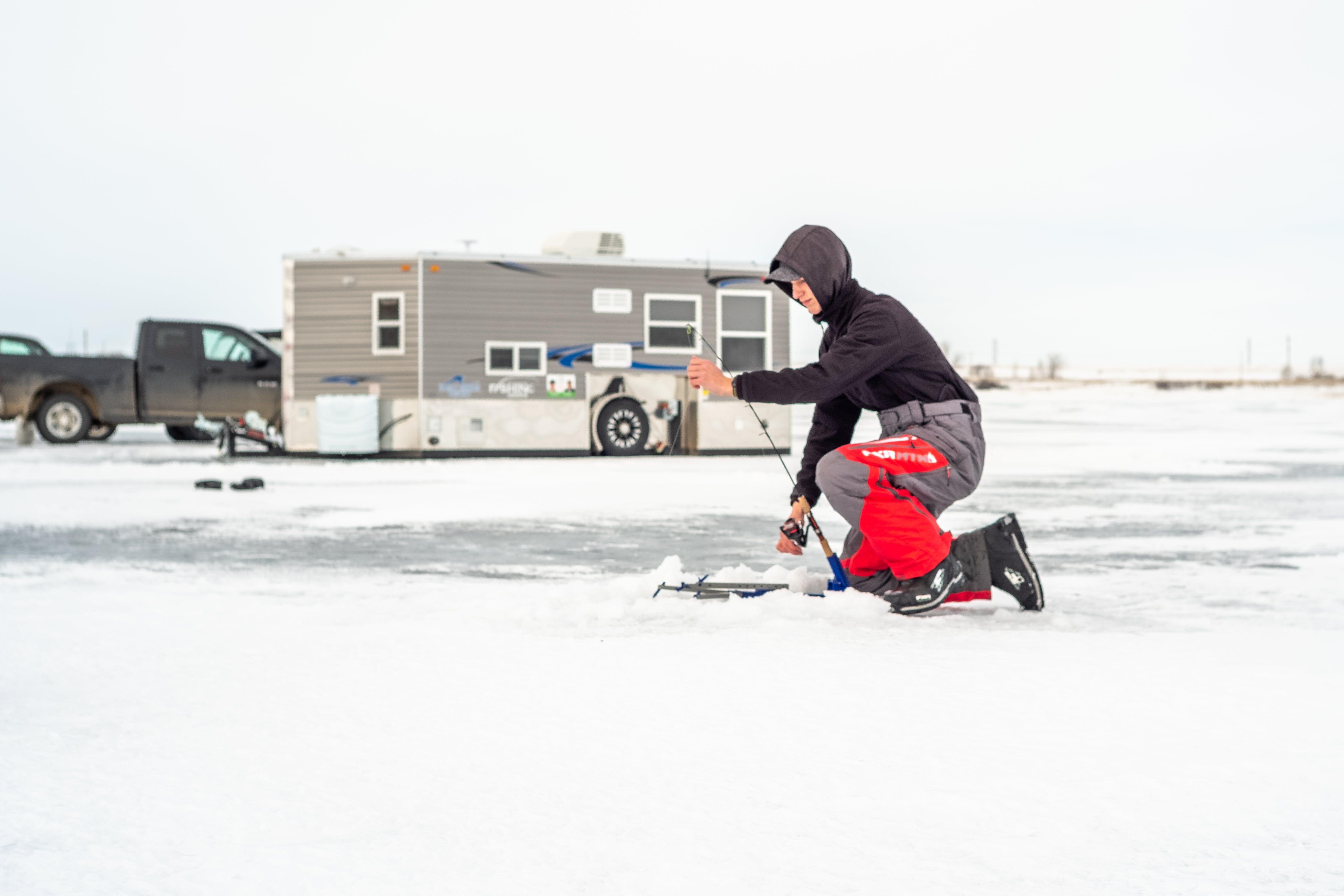 Ice Fishing for Walleye on the Lakes of Saskatchewan Ice Fishing for Walleye on the Lakes of Saskatchewan