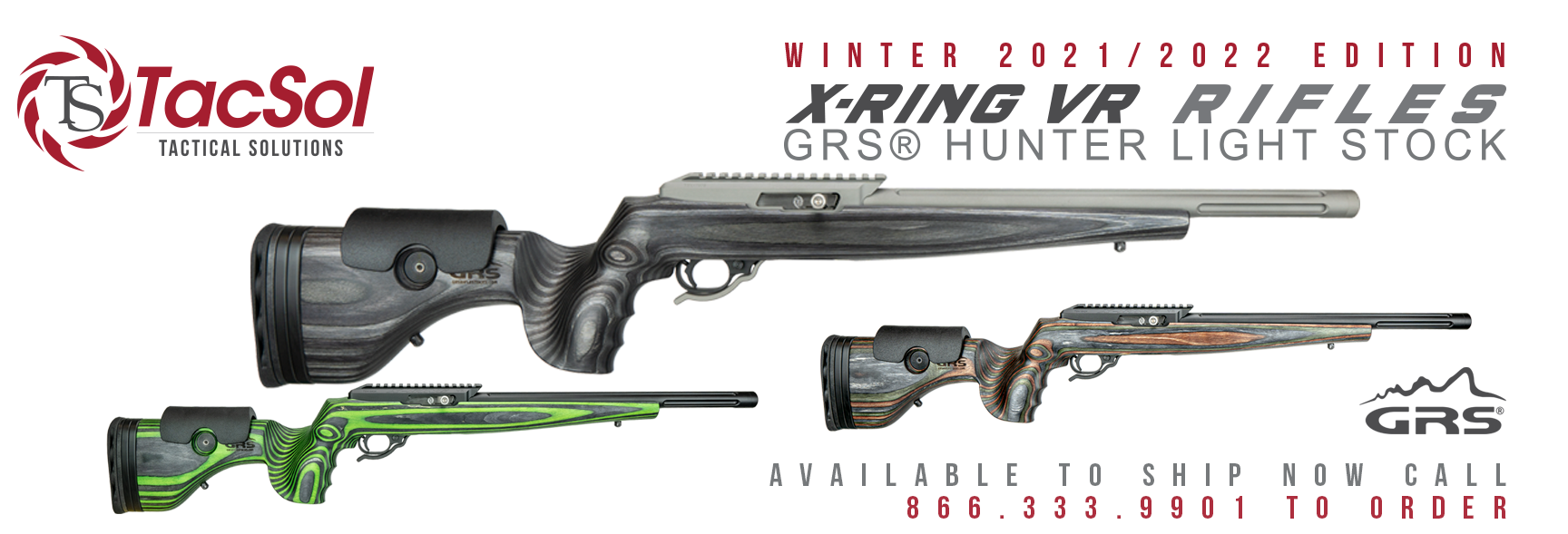 New GRS Hunter Light Equipped X-Ring Rifles from TacSol New GRS Hunter Light Equipped X-Ring Rifles from TacSol