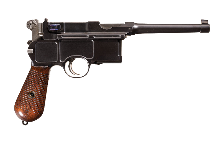 POTD: Six Shot Variation of the Mauser Model 1896 Broomhandle