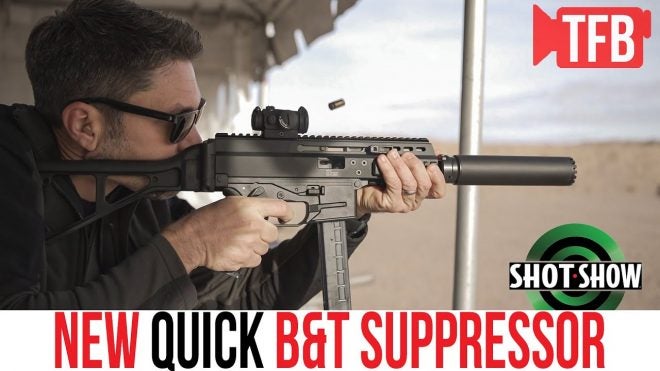 [SHOT 2022] Quickest Suppressor: B&T Reduced Back Pressure 9mm