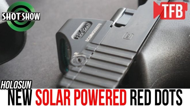 [SHOT 2022] TFBTV – NEW Solar-Powered Holosun Pistol Red Dots