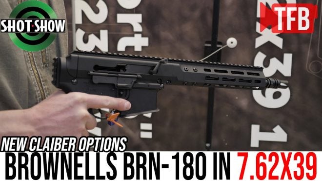 [SHOT 2022] TFBTV – An AR-180 AK? Brownells 7.62x39mm BRN-180