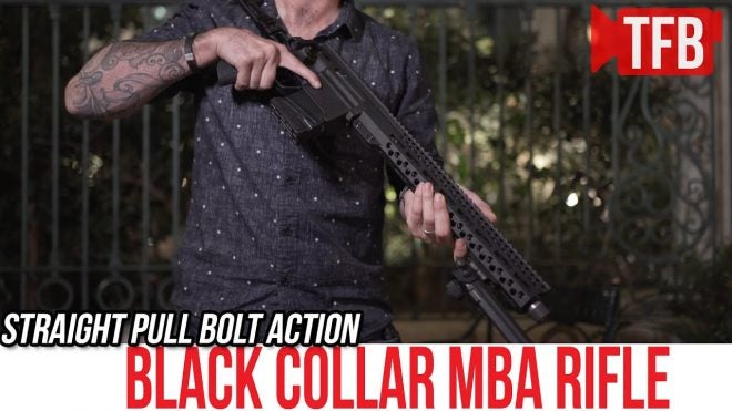 [SHOT 2022] TFBTV: Black Collar Arms MBA Straight Pull Bolt Action Rifle