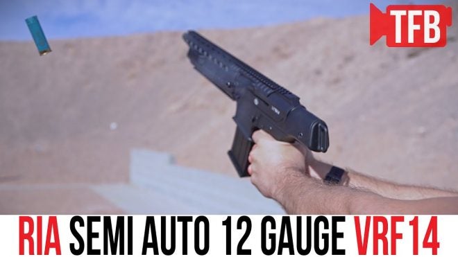 [SHOT 2022] Not a Shotgun! RIA Semi-Auto 12 Gauge VRF14 “Firearm”