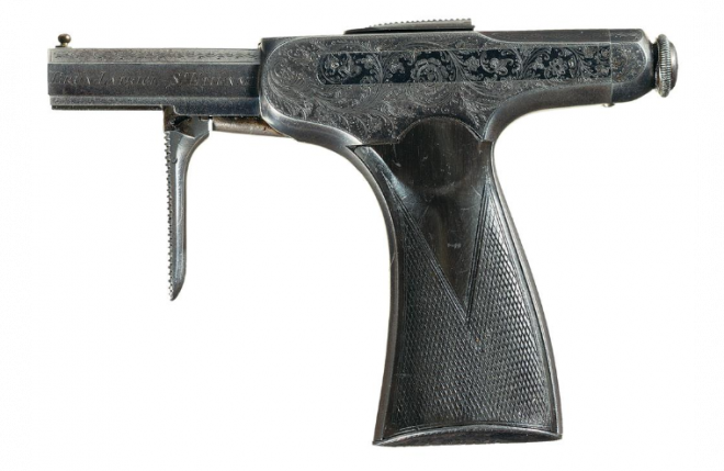 POTD: French 8mm Brun-Latrige Double Action Pocket Pistol