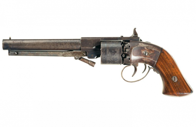 POTD: Springfield Arms Co. Double Trigger Navy Model Revolver POTD: Springfield Arms Co. Double Trigger Navy Model Revolver