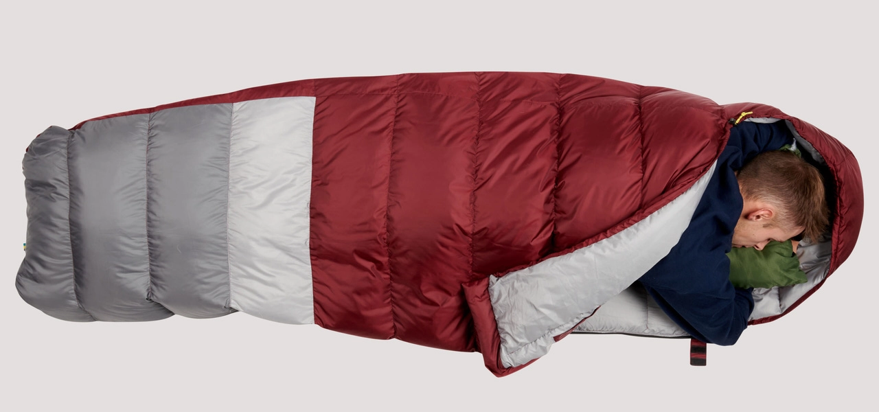 INDY PASS DOWN 30° ROAD GREAT NIGHT’S SLEEP internal stash pocket 50d partially recycled sierra designs sleeping bag lightweight anti snag fill