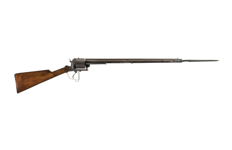 Pinfire Revolving Rifle