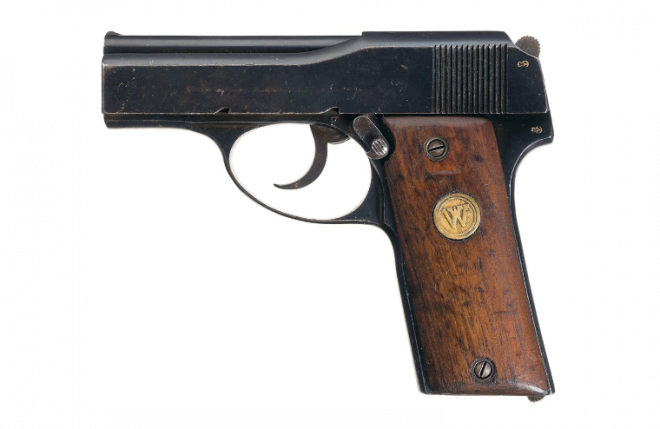POTD: Scarce .32 ACP Wiener Waffenfabrik Little Tom DAO Pistol