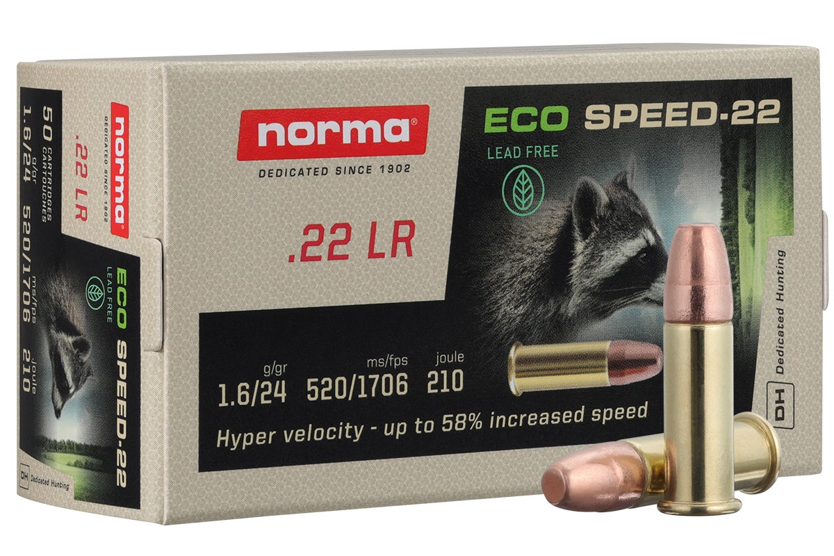 New Eco Power-22 and Eco Speed-22 22LR Offerings from Norma