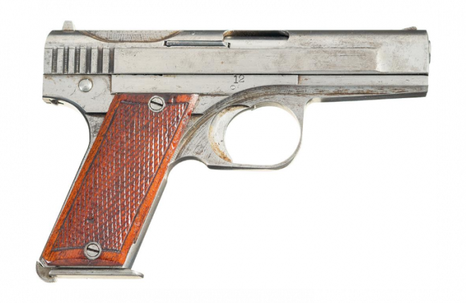 POTD: Rare World War II Japanese Hamada Type 2 Semi-Automatic Pistol