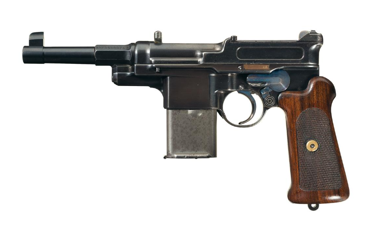 POTD: Extremely Rare Mauser 06-08 Semi-Automatic Pistol