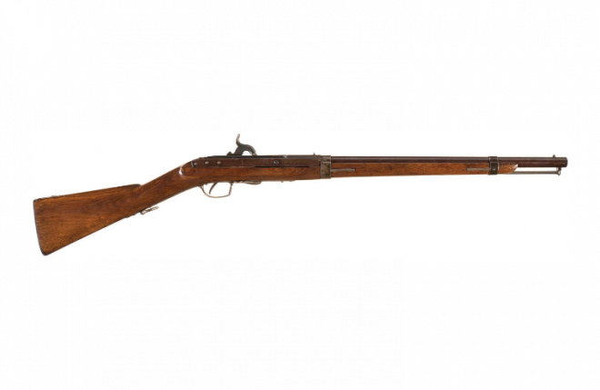 POTD: Simeon North Hall Model 1840 “Fishtail” Breechloading Carbine