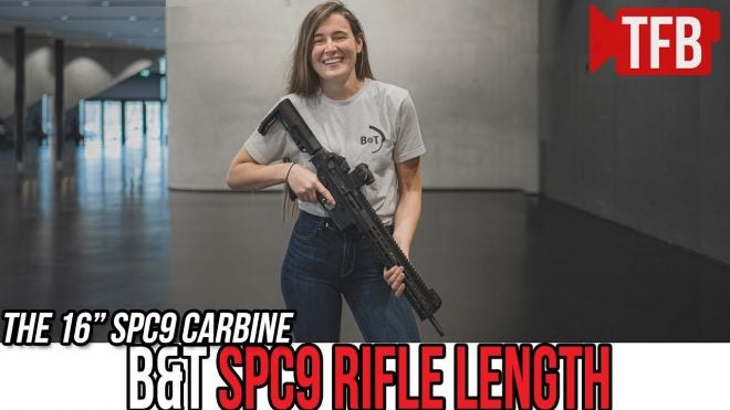 TFBTV – [IWA 2022] B&T’s SPC9 Rifle Length 9mm Pistol Caliber Carbine