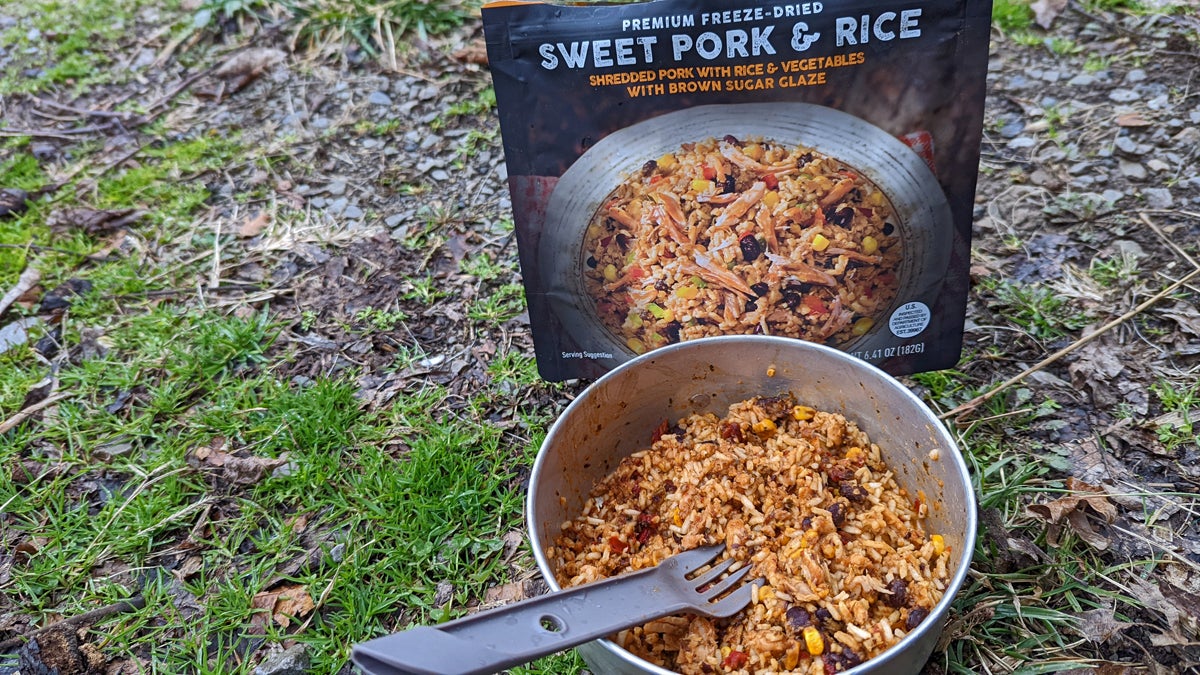 pork rice meat premium peak refuel meals premium ingredients