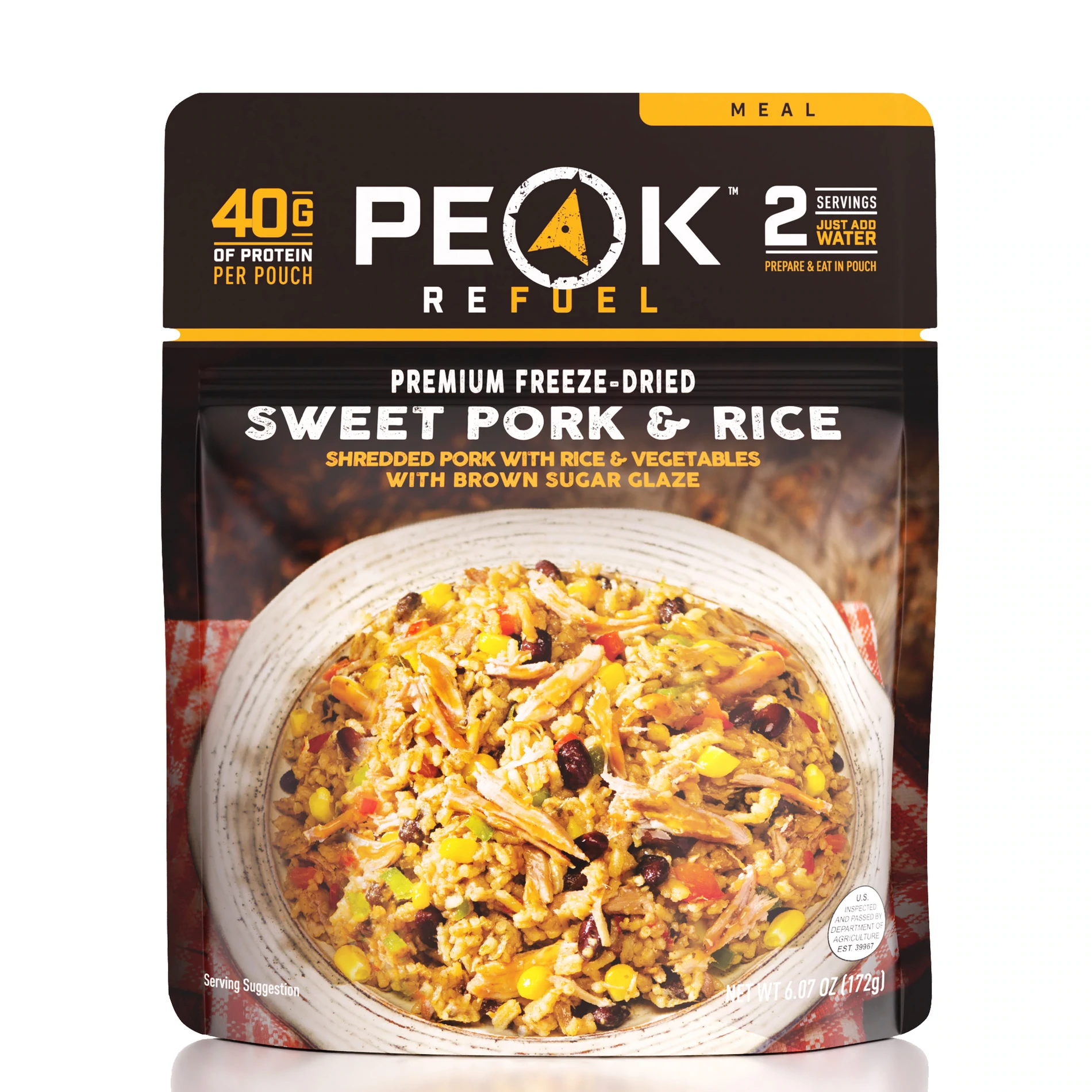 rice shredded pork ingredients time real meat