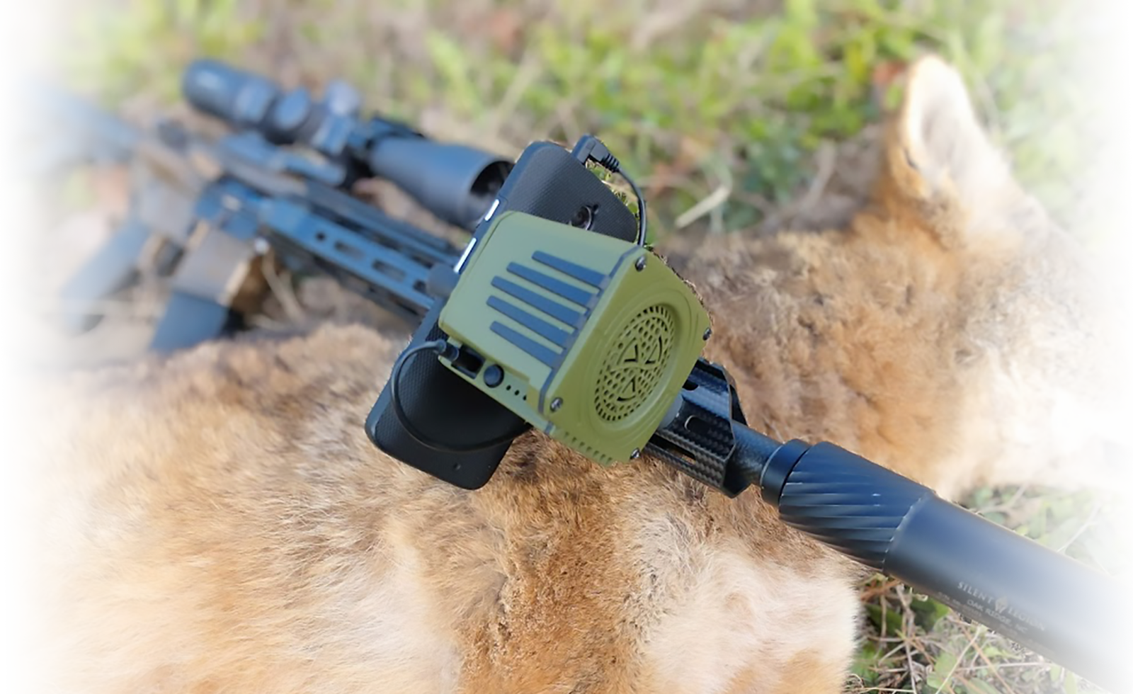 The Sidewinder Weapon Mounted Game Call from Convergent Hunting Solutions