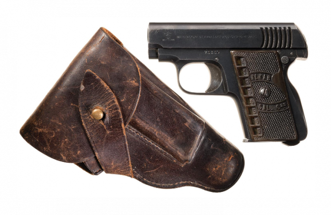 POTD: Scarce Alkar Cartridge Counter Semi-Automatic Pistol