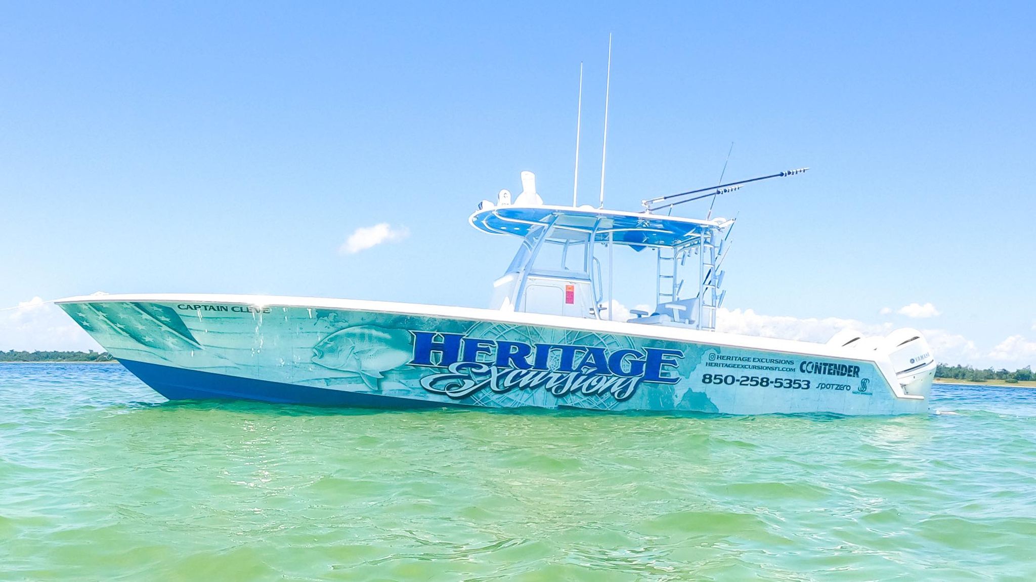 41ft Contender with Triple Yamahas on the back (Photo Courtesy of Captain Marvin Josh Saul)