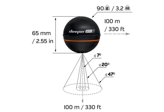 Deeper PRO+2 Specs Deeper PRO+2 Specs