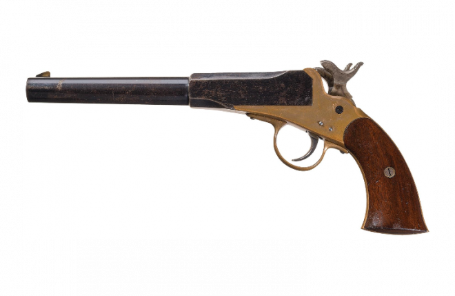 POTD: Two Shots or Bust – J. P. Lindsay Martial Size Two-Shot Pistol