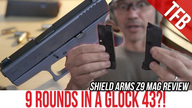 TFBTV – 9 Rounds in a Glock 43? NEW Shield Arms Z9 Magazine Review