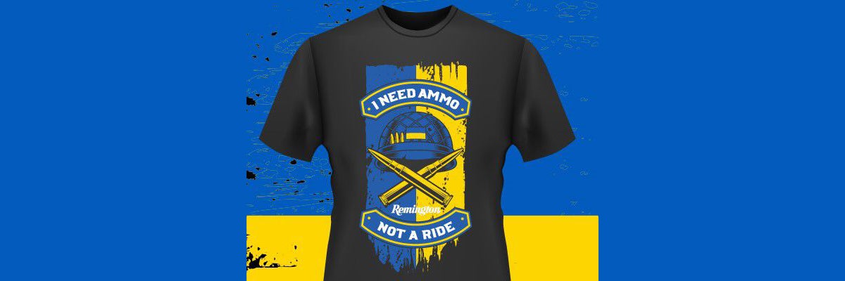 Federal & Remington Ammo Ukraine T-Shirt Sales Create $100K Donation