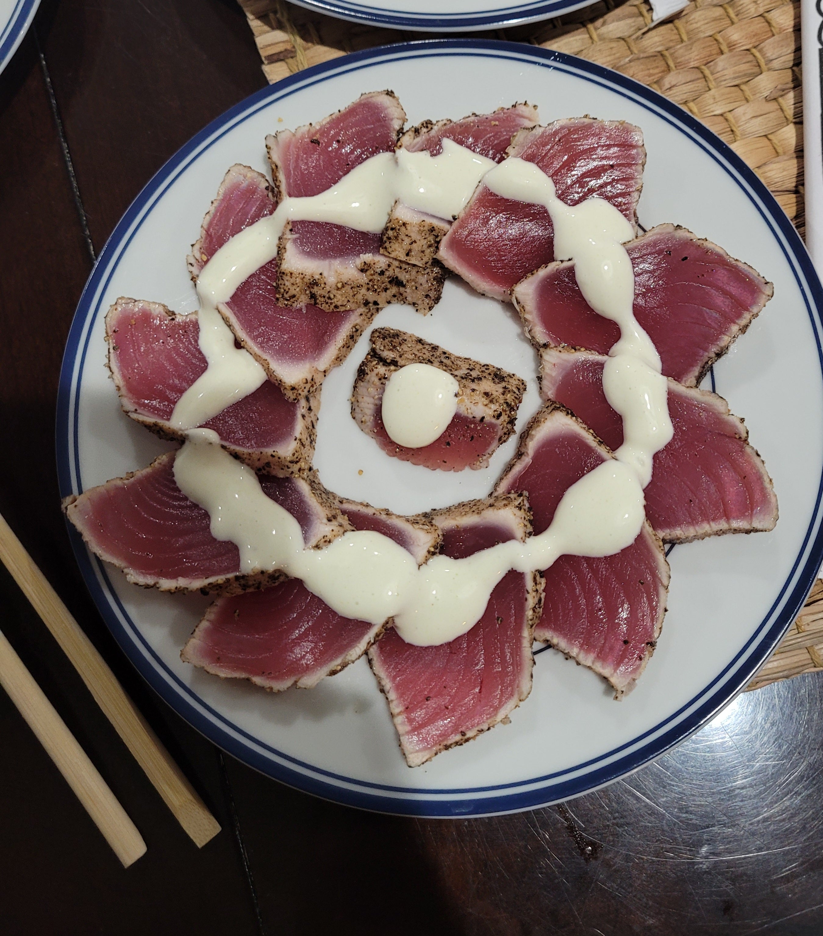 blackfin tuna tataki catch clean cook bubba blade