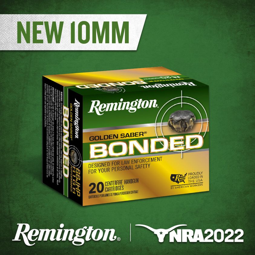 Bears Beware: Remington Introduces Golden Saber 10mm Ammunition Bears Beware: Remington Introduces Golden Saber 10mm Ammunition
