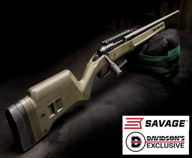 New OD Green Magpul Hunter Savage 110 Rifle from Davidson’s