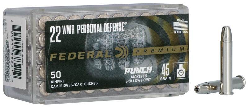 Federal Unveils New 22 WMR Punch Personal Defense Ammunition Federal Unveils New 22 WMR Punch Personal Defense Ammunition