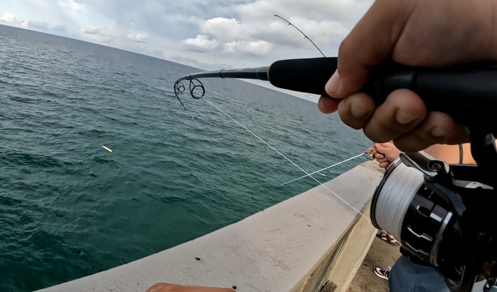 panama city beach county pier fishing bonita daiwa