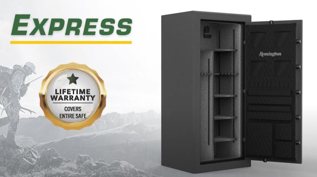 New Express, Nitro, and STS Licensed Gun Safes from Remington