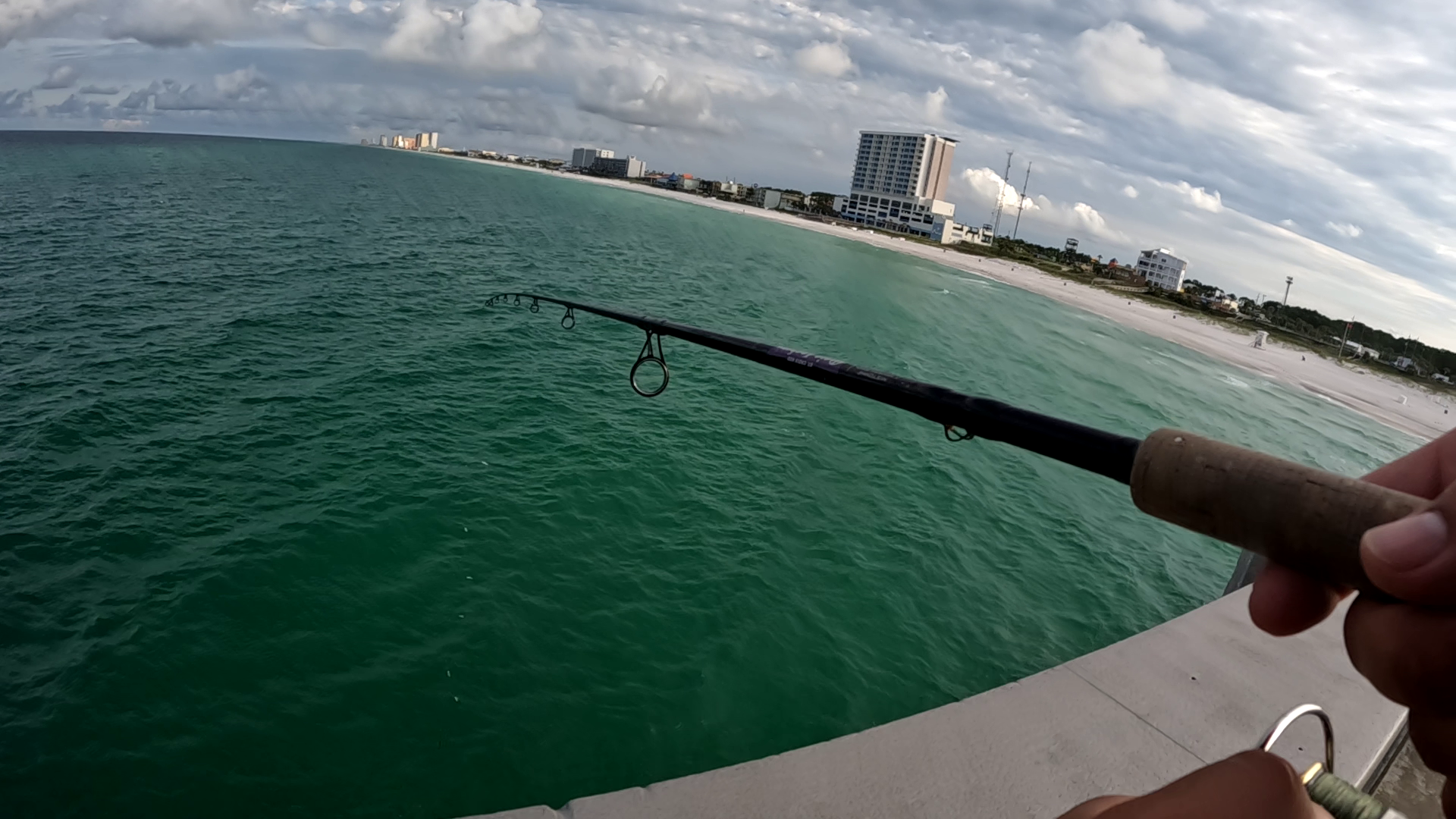 panama city beach county pier fishing bonita daiwa